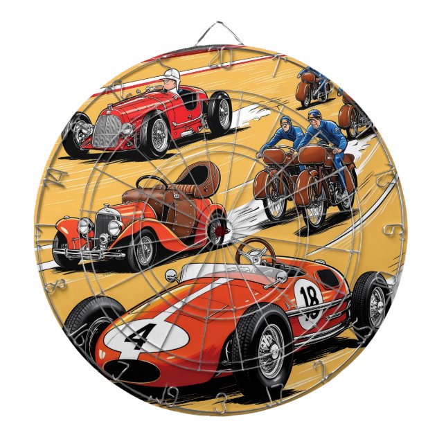 Tabla Dardos Carros (Frente)