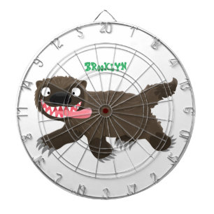 Tabla Dardos Cartografia de lobo faminta e engraçada
