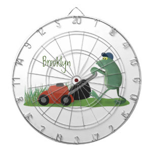 Tabla Dardos Cartografia de relva verde-sapo engraçada