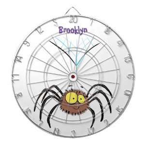 Tabla Dardos Cartografia engraçada e fofa da aranha