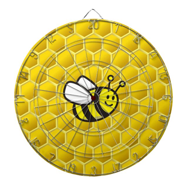 Tabla Dardos Cartoon de Honeybee (Frente)