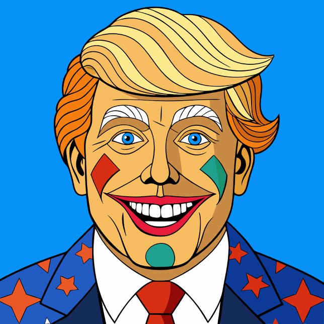 Tabla Dardos Cartoon Man (A Cartoon Character with Blonde Hair and a Clown Face Dart Board!)