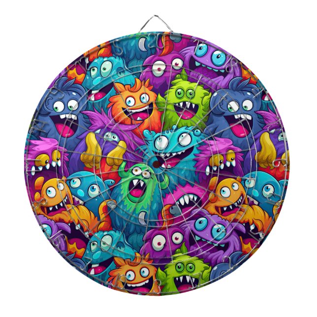 Tabla Dardos Cartoon Monsters Dartboard (Frente)