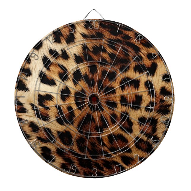 Tabla Dardos Castanho-Leopardo (Frente)