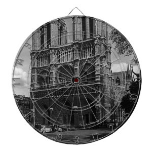 Tabla Dardos Catedral de Vintage França Paris Notre Dame
