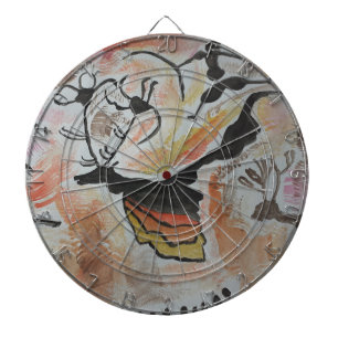 Tabla Dardos Cave Art Abstrato