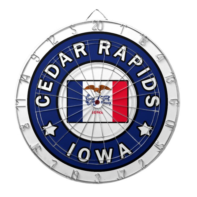 Tabla Dardos Cedar Rapids Iowa (Frente)