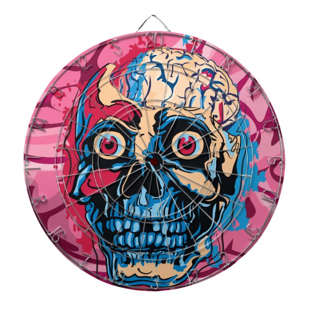 Tabla Dardos Cérebro de Zumbi (Frente)