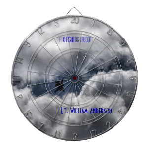 Tabla Dardos Céu nebuloso de combate do falcão F-16