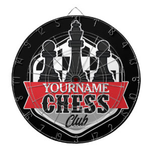 Tabla Dardos Checkmate do Chess Player do NOME Personalizado