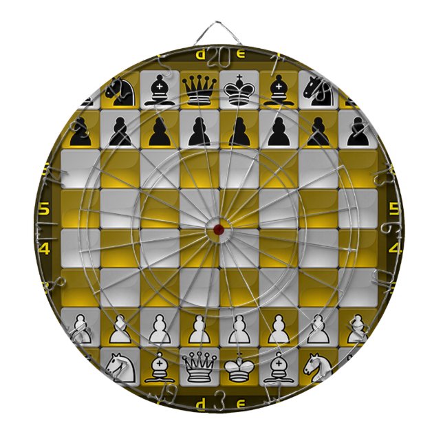Tabla Dardos Chess Dart Board (Frente)