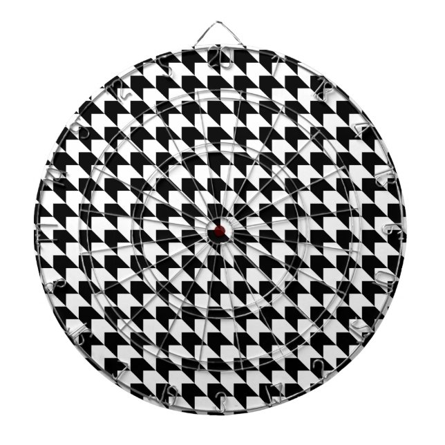 Tabla Dardos Chevron Black n White (Frente)