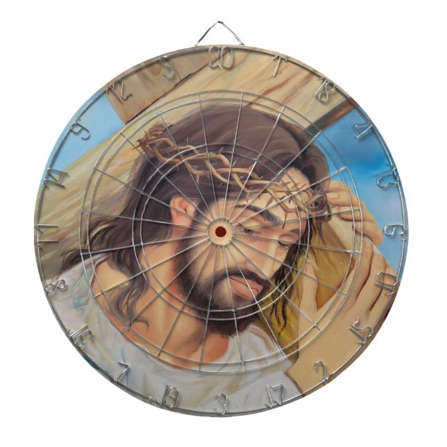 Tabla Dardos Christian Faith Jesus Cristo (Frente)