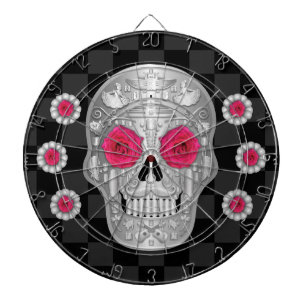 Tabla Dardos Chrome Calavera (Rosa Rosa Rosa Rosa Rosa Rosa)