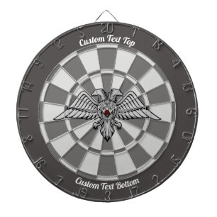 Tabla Dardos Cinza Eagle com duas Cabeças de Dart Board
