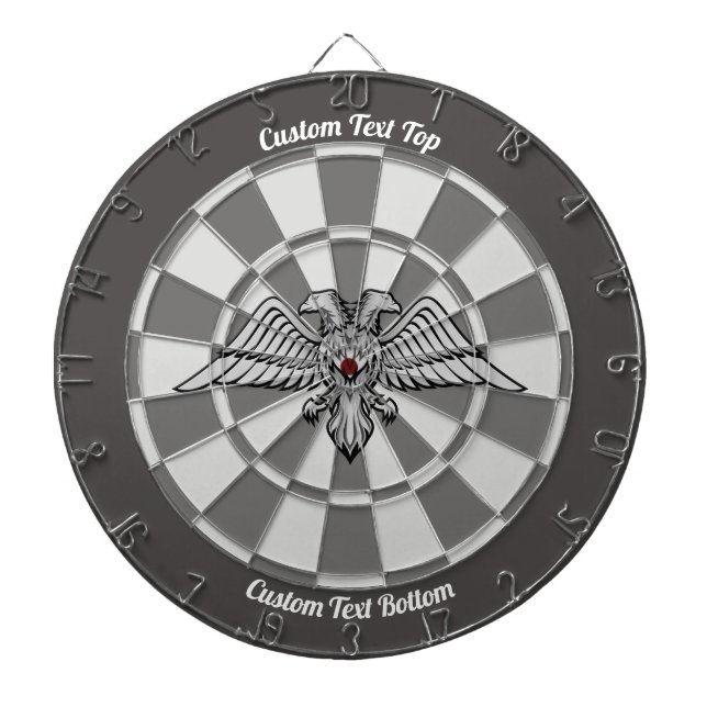 Tabla Dardos Cinza Eagle com duas Cabeças de Dart Board (Frente)