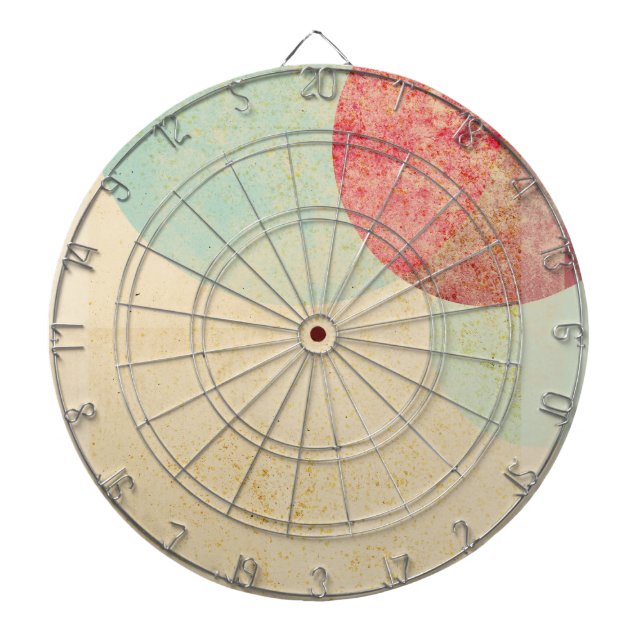 Tabla Dardos Círculos do vintage (Frente)