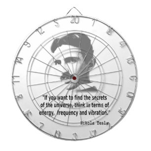 Tabla Dardos Citação De Nikola Tesla