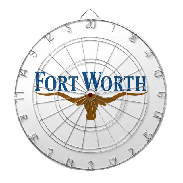Tabla Dardos City Flag of Fort Worth (Texas) (Frente)