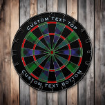 Tabla Dardos Clan Blair Tartan Dart Board<br><div class="desc">Clan Blair tradicional tartan com cores modernas. Um padrão perfeito. Duas áreas de texto personalizadas no anel externo.</div>