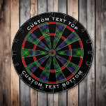 Tabla Dardos Clan Farquharson Tartan Dart Board<br><div class="desc">Clan Farquharson tradicional tartan com cores modernas. Um padrão perfeito. Duas áreas de texto personalizadas no anel externo.</div>