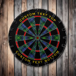 Tabla Dardos Clan Gordon Tartan Dart Board<br><div class="desc">Clan Gordon tradicional tartan com cores modernas. Um padrão perfeito. Duas áreas de texto personalizadas no anel externo.</div>