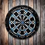 Tabla Dardos Clan Haig Check Tartan<br><div class="desc">Clan Haig traditional check tartan with modern colors. Seamless pattern. Two custom text areas on outer ring.</div>