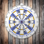 Tabla Dardos Clan Hannay Tartan<br><div class="desc">Clan Hannay tradicional tartan com cores modernas. Um padrão perfeito. Duas áreas de texto personalizadas no anel externo.</div>