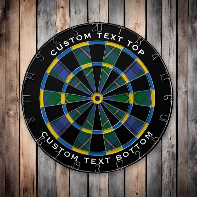 Tabla Dardos Clan Johnston Tartan Dart Board (Criador carregado)