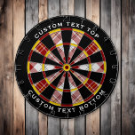 Tabla Dardos Clan MacPherson Red Dress Tartan Dart Board<br><div class="desc">Clan MacPherson tradicional tartan vermelho vestido com cores modernas. Um padrão perfeito. Duas áreas de texto personalizadas no anel externo.</div>