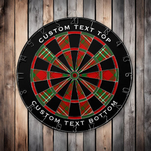 Tabla Dardos Clan Scott Red Tartan Dart Board