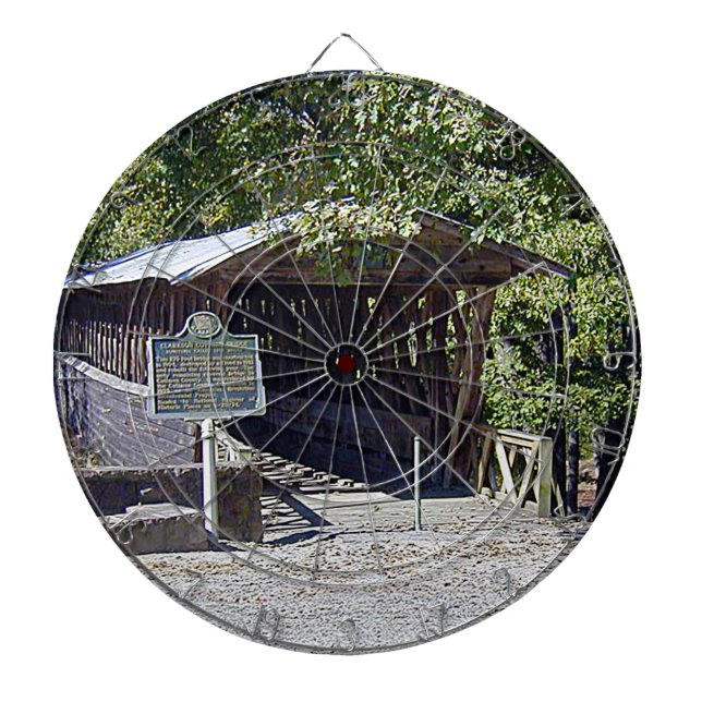 Tabla Dardos Clarkson Covered Bridge Alabama (Frente)