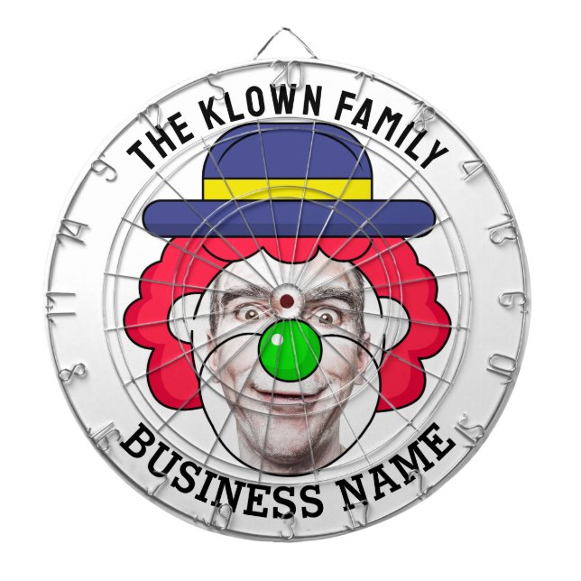 Tabla Dardos Classic Dartboard with custom text and photo (Frente)