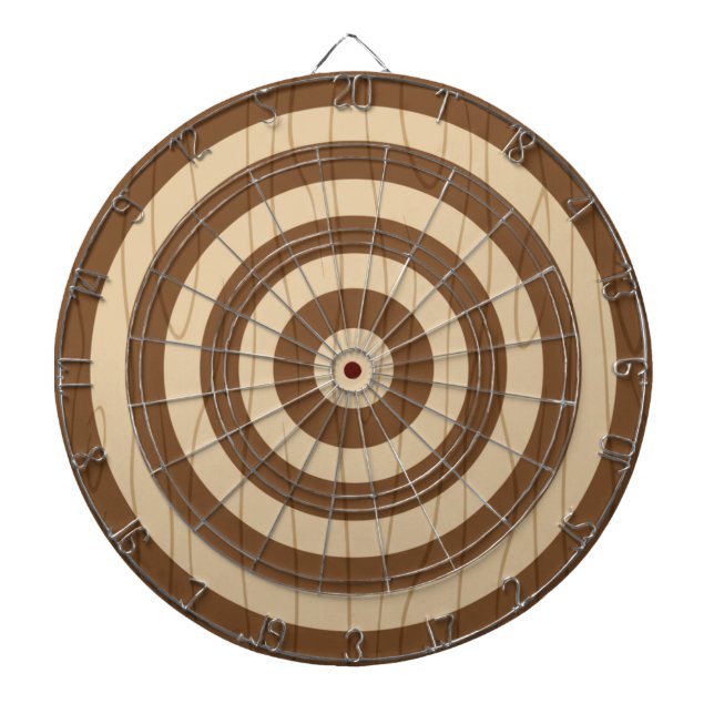 Tabla Dardos Classic Wooden Dartboard Rustic Wall Game Decor (Frente)