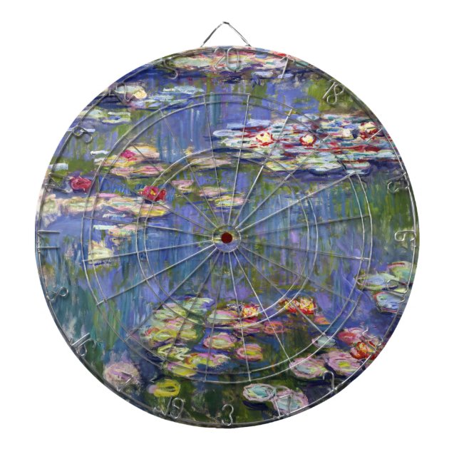Tabla Dardos Claude Monet - Lírios/Ninfas (Frente)