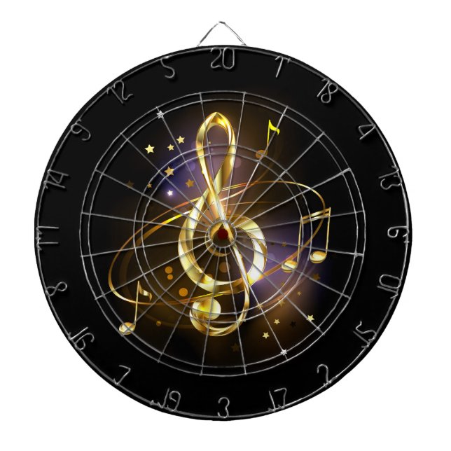 Tabla Dardos Clave de Sol Musical de Ouro (Frente)