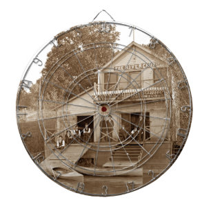 Tabla Dardos Clube Fox River Club, de 1880, Pesca Elgin