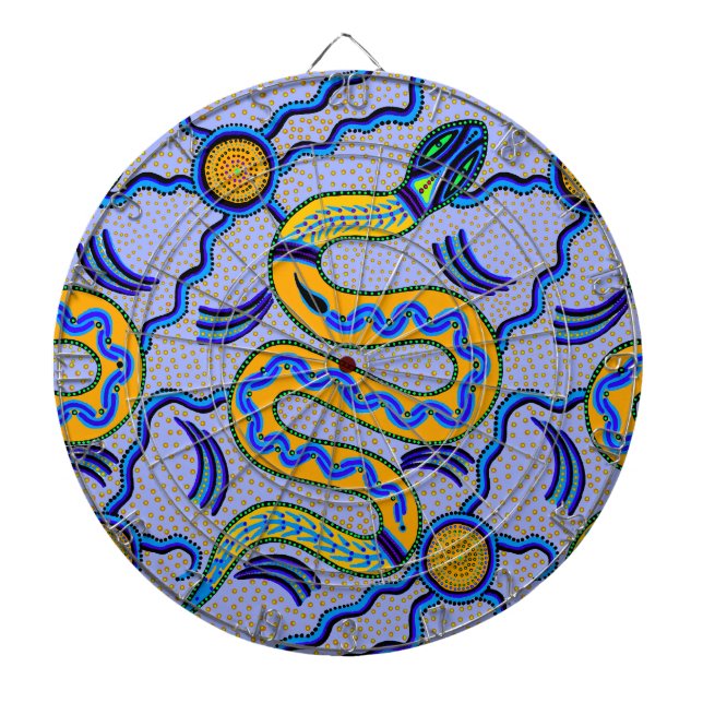 Tabla Dardos Cobra Tribal (Frente)