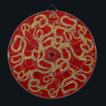 Tabla Dardos Cobras!<br><div class="desc">Criado de um desenho original de caneta e tinta em homenagem ao ano do cobra. A caligrafia representa "cobra". Esses nasceres no ano do cobra são sábios,  pacientes e charmosos. Cobra anos incluem 2013,  2001,  1989,  1977,  1965,  1953,  1941 e 1929.</div>