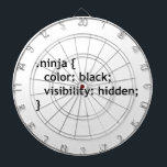 Tabla Dardos código ninja, script<br><div class="desc">Engraçado código ninja, design de script. Legal presente para seus amigos nerds.</div>