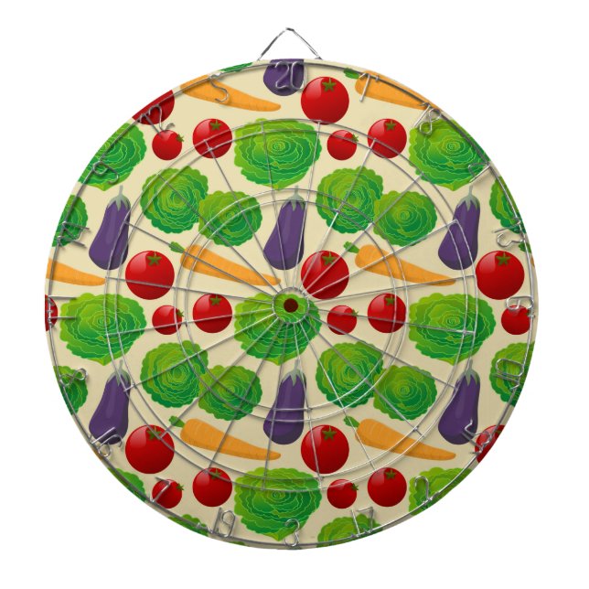 Tabla Dardos Coma seus vegetais (Frente)