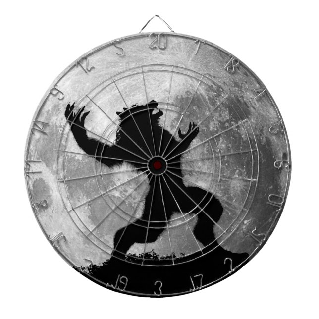 Tabla Dardos Como Dartboard De Lobisomem Louco (Frente)