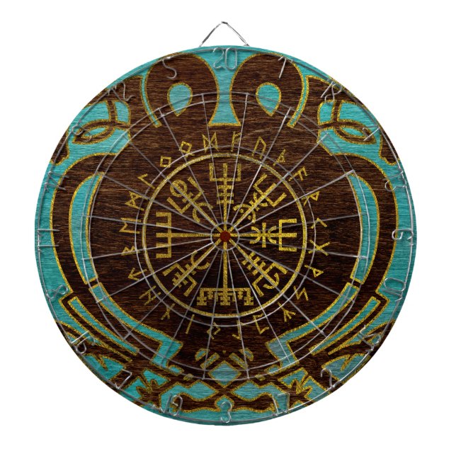 Tabla Dardos Compasso da navegação de Vegvisir - de Viking (Frente)