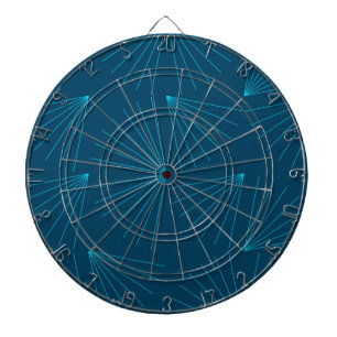 Tabla Dardos Conceito claro azul, moderno, simples da