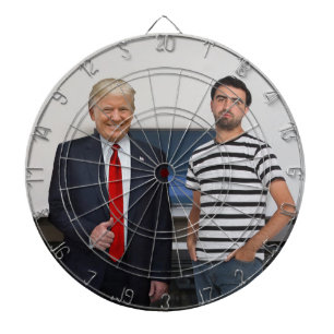 Tabla Dardos Conheceu o Presidente Donald Trump  Adicione Sua F