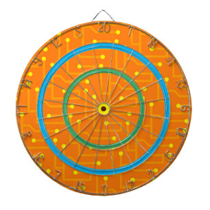 Tabla Dardos Conselho Circuito Laranja Jogo Amarelo Jogo Modern