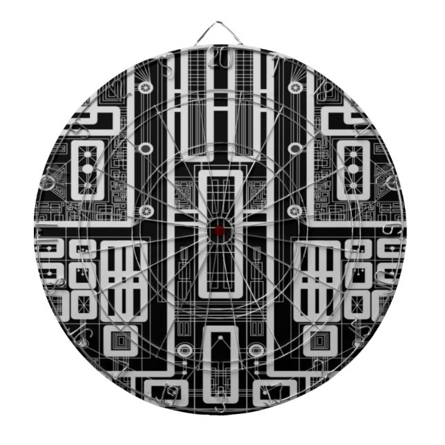 Tabla Dardos Conselho de Circuito Geométrico (Frente)
