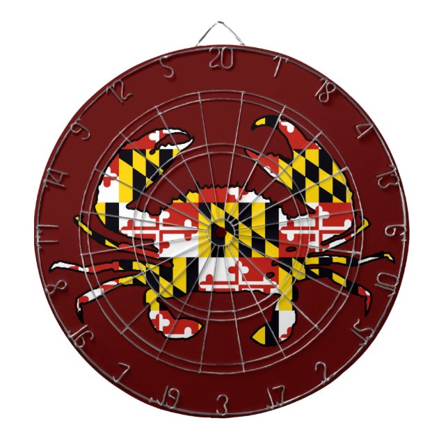 Tabla Dardos Conselho de dardo caranguejo de Maryland (Frente)