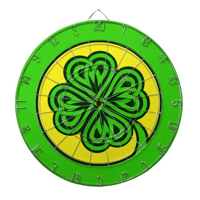 Tabla Dardos Conselho de dardos de Shamrock tribal (Frente)