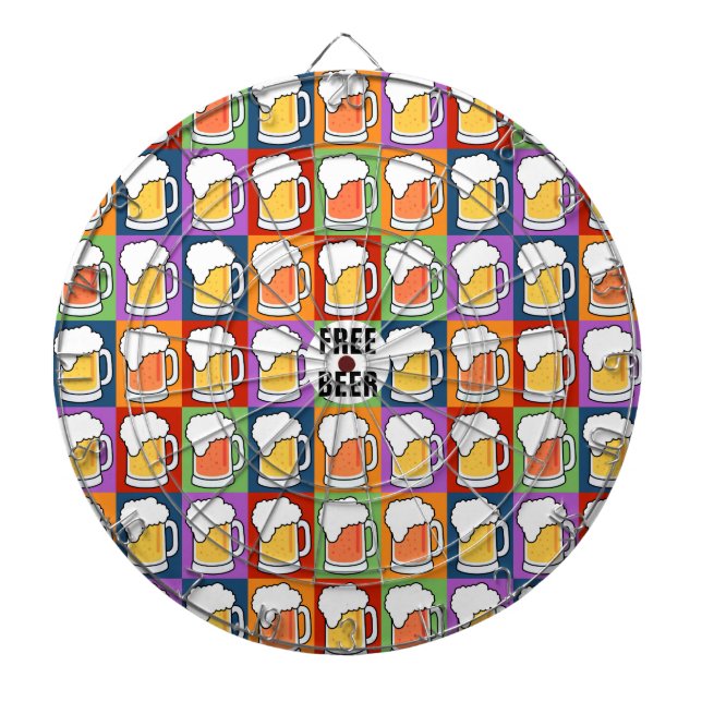 Tabla Dardos conselho de dardos personalizado de BEER Pop (Frente)